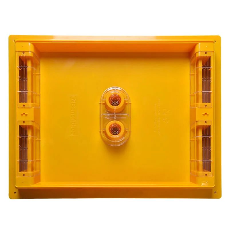 Upgrade Square Plastic Top Bee Feeder 10 Frame Tool for Langstroth Hive Beekeeping Supplies New Condition