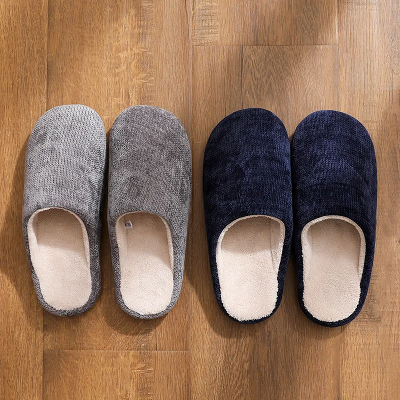 

QEO 2021 New Design Casual Shoes For Men Or Woman Slippers Household Cute Kids Cotton Quilt Slipper