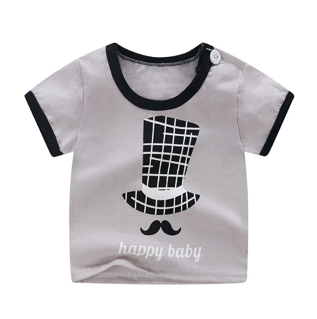 Wholesale Lowest Price Baby Summer Clothes 100 Cotton Short Sleeve