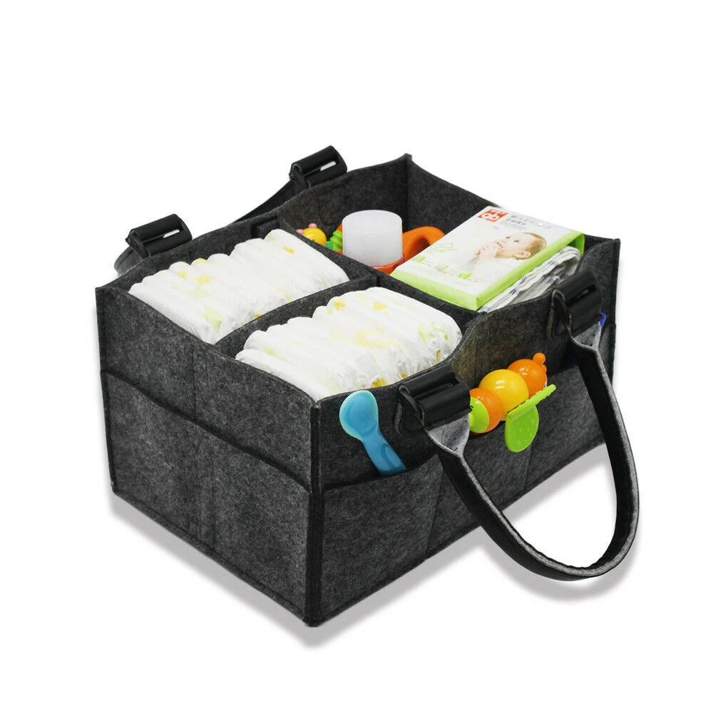 

Wholesale felt baby diaper caddy organizer felt diaper bag, Custom