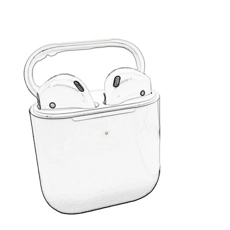 

Newest Super 1:1 Size Pop-up Smart Sensor Aipods Gen 2 Tws Wireless BT Earphones Earbuds Bt Air2, White