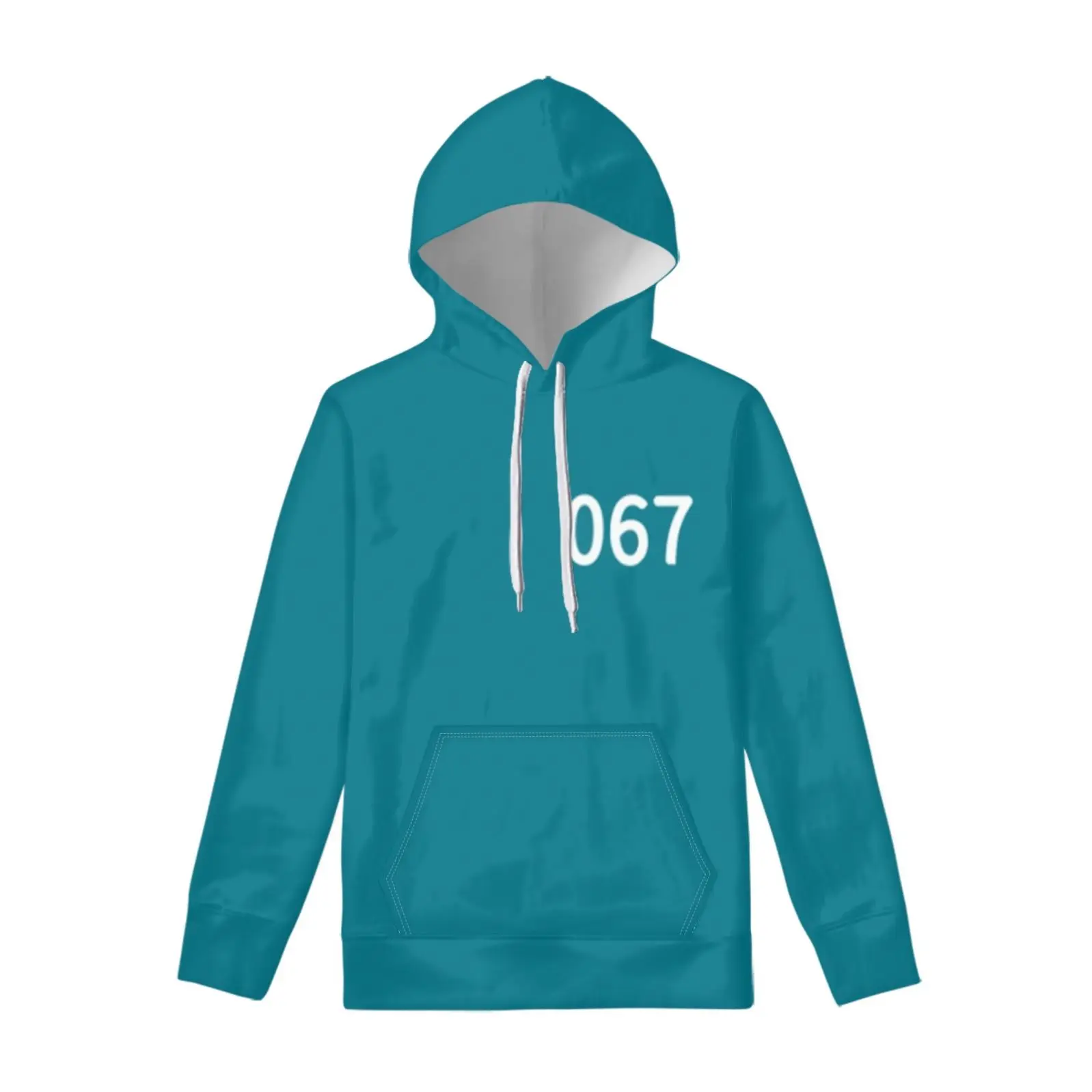 

Multi-Color Blank Designer French Terry Hoodie Unisex Squid Game Knitted Hoodie Men, Red