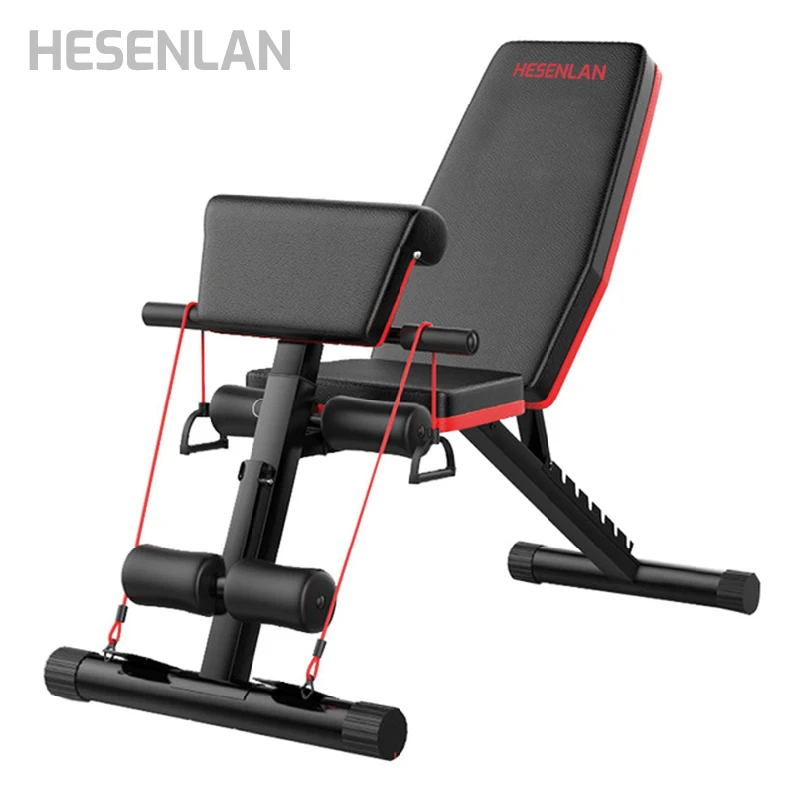 

WB-2303 Multifunctional weight bench / Bodybuilding fitness equipment, Black+red