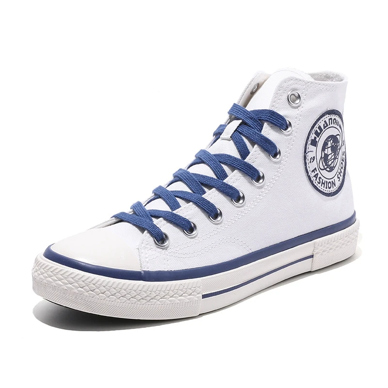 

High-top Canvas shoes manufacture wholesale Walking Style Shoes men
