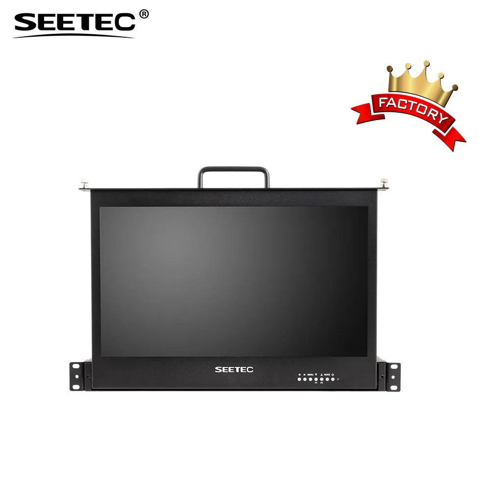 

SEETEC 17 Inch Full HD 1920x1080 1RU Pull-Out broadcast Rack Mount Monitor