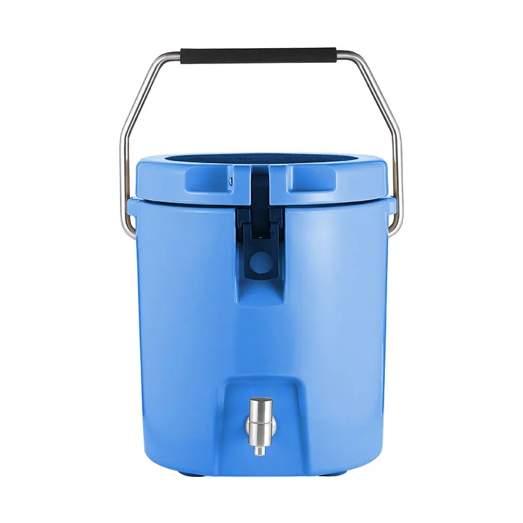 

Rotomolded Silo Beverage Cooler, 2 gal Sports Cooler Water Beverage Dispenser With Metal Spigot Insulated Rugged Jug, Customized color 2 gallon sport beverage cooler