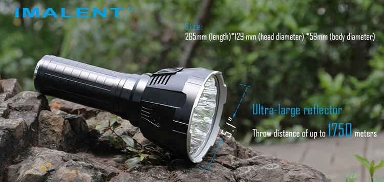 IMALENT MS18 100000 Lumens Super Bright Flashlight Rechargeable