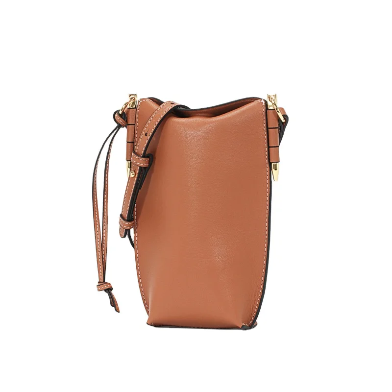 

Westal Genuine Leather Women Mobile Phone Bag Europe and America Retro Ladies Mini Crossbody Bag Fashion Single-Shoulder Bags