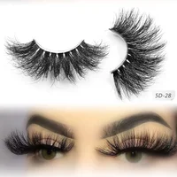 

25Mm Eyelashes 3D Mink Lashes Private Label Eyelashes Extension Professional Wholesale