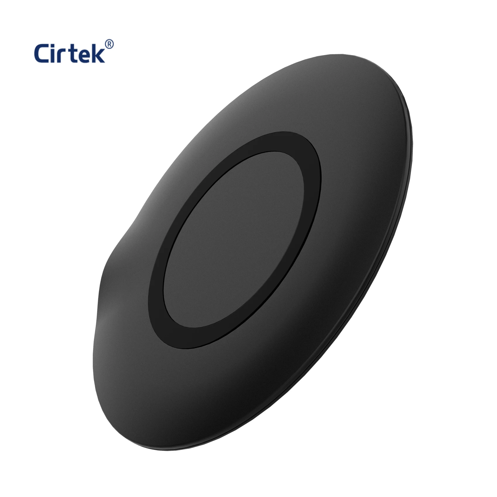 

Cirtek 15w good quality mobile invisible wireless charger CE Rohs FCC QI charging station for multiple devices rapid charger, Black