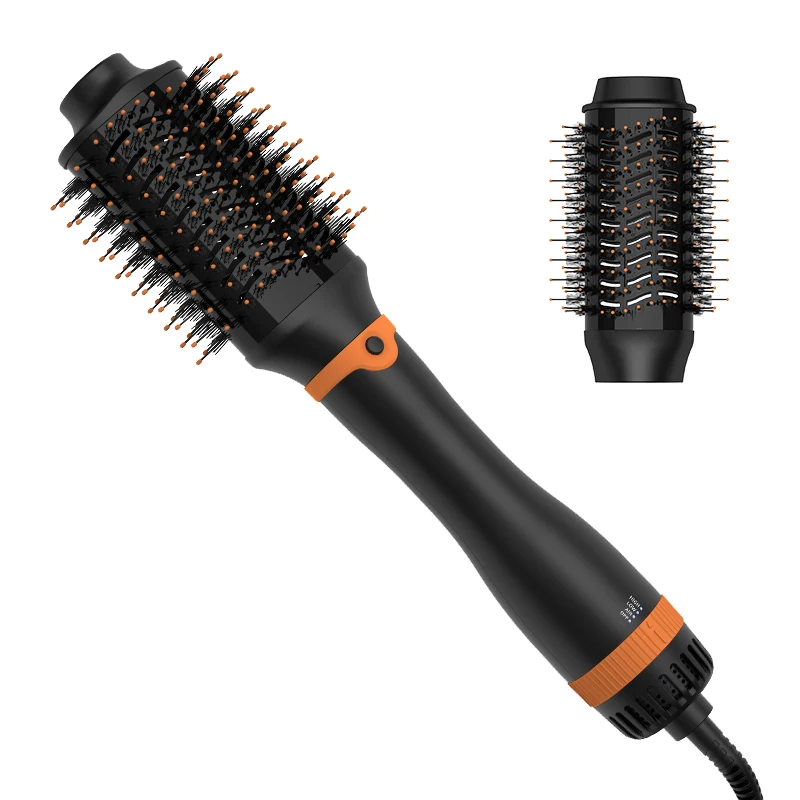 

Ulelay 1200W Hair Dryer Volumizing Styler Curling Comb Negative Ion Hair Straightener Brush 3 in 1 Hot Air Brush