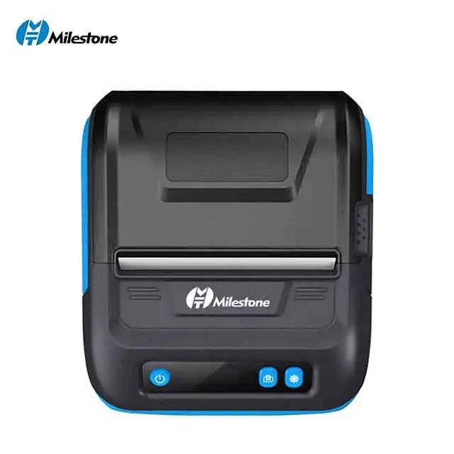 

Milestone label printer machine roll wireless thermal label printer shipping label printer with printing paper