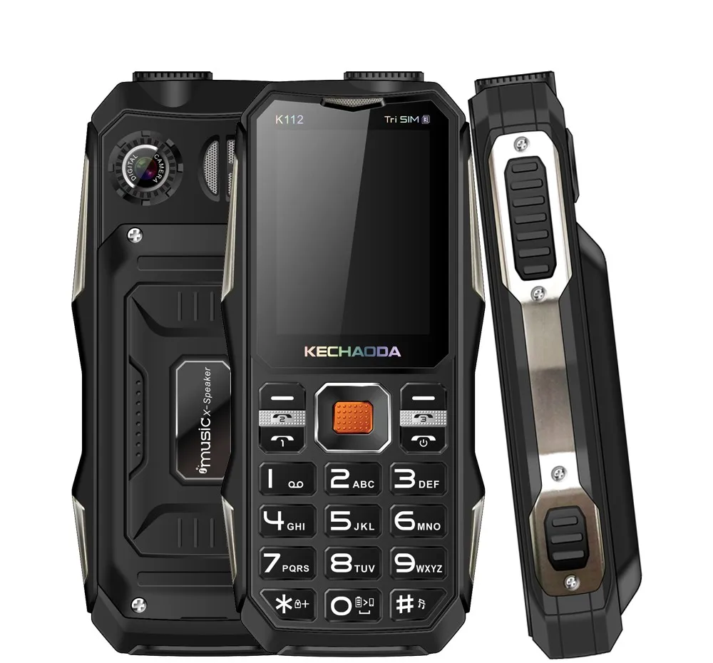 

Newest low cost 2.4 inch waterproof dust-proof shockproof unlocked GSM triple SIM rugged phone