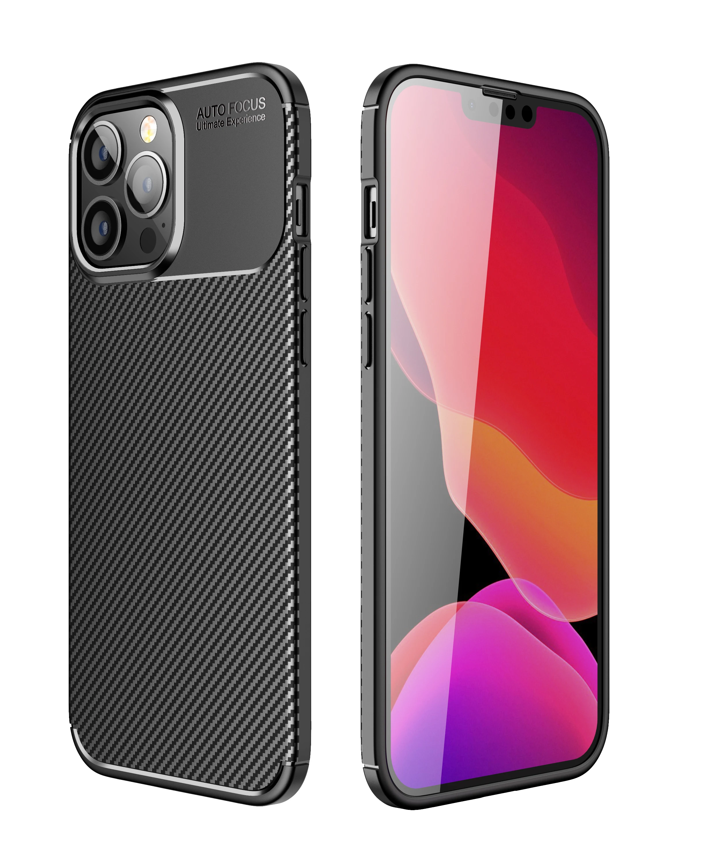 

WLONS Luxury Custom case for mobile phone bags TPU carbon fiber apple iphones case for iphone 13 pro max case, Multi colors