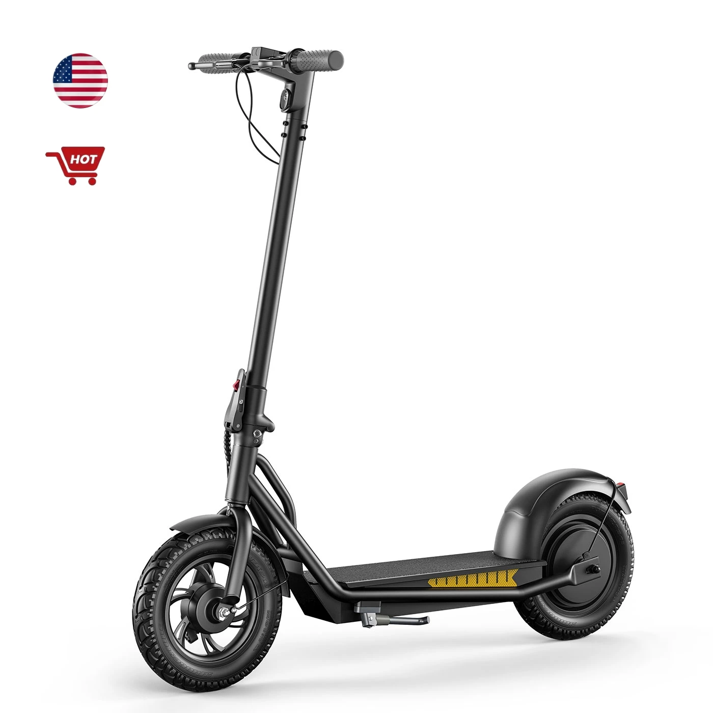

USA Warehouse 12 Inch Big Wheel Adult E Scooter Price Max Speed 35Kmh Powerful Single Drive Foldable 500W Batterie Scooter 36V