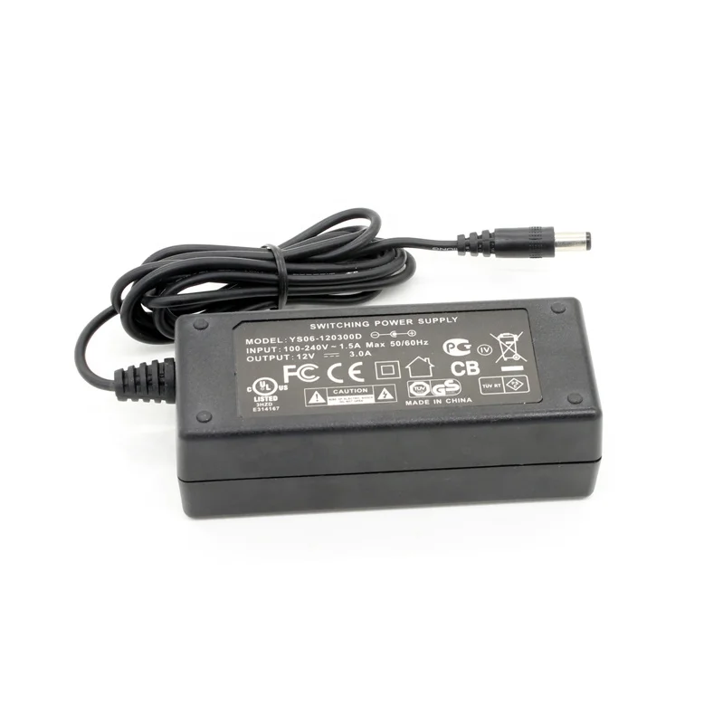 12V 4A Desktop AC/DC Power Adapter 48W Power Supply for LED strip LCD monitor Wireless Router Dvr kits camera HUB Switches CCTV