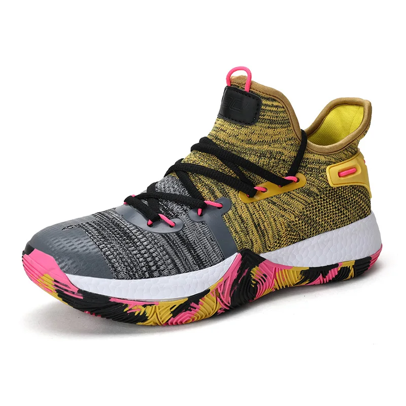 knit basketball shoes