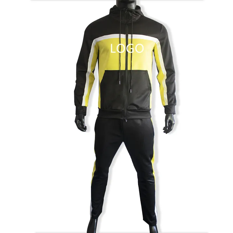 

Men Sweatsuit 2 Piece Outfit Long Pant Tracksuit Sets