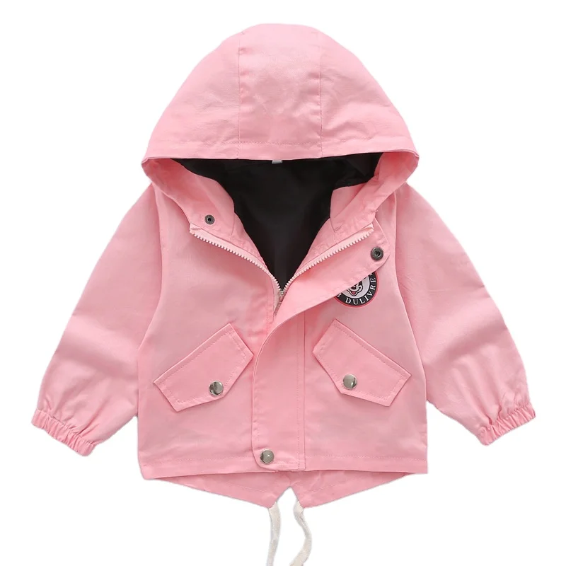 

Explosions boys' and girls' coats 2020 hooded windbreakers for infants and young children's wear jackets