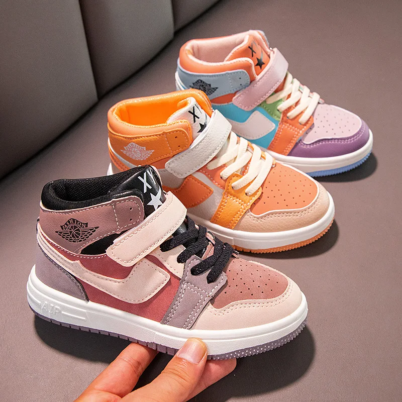 

New Autumn Winter Kids Ankle Low Cotton Shoes Velvet Thicken Boys' Sneakers Comfortable Soft Soled Girls' Board Trend
