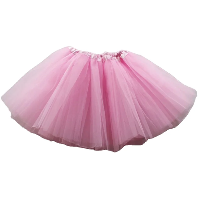 

3 Layers Polyester Tulle Baby Children Big Girl Adult Professional Ballet Basic Tutu Skirt