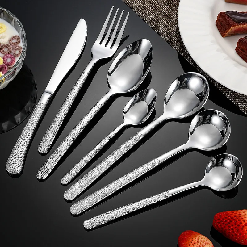 Luxury Gold Cutlery Set Showcase