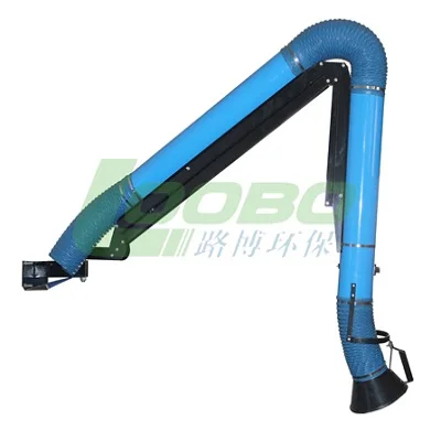 
Fume extractor arms/flexible suction arms with 360 degree pivoting station 