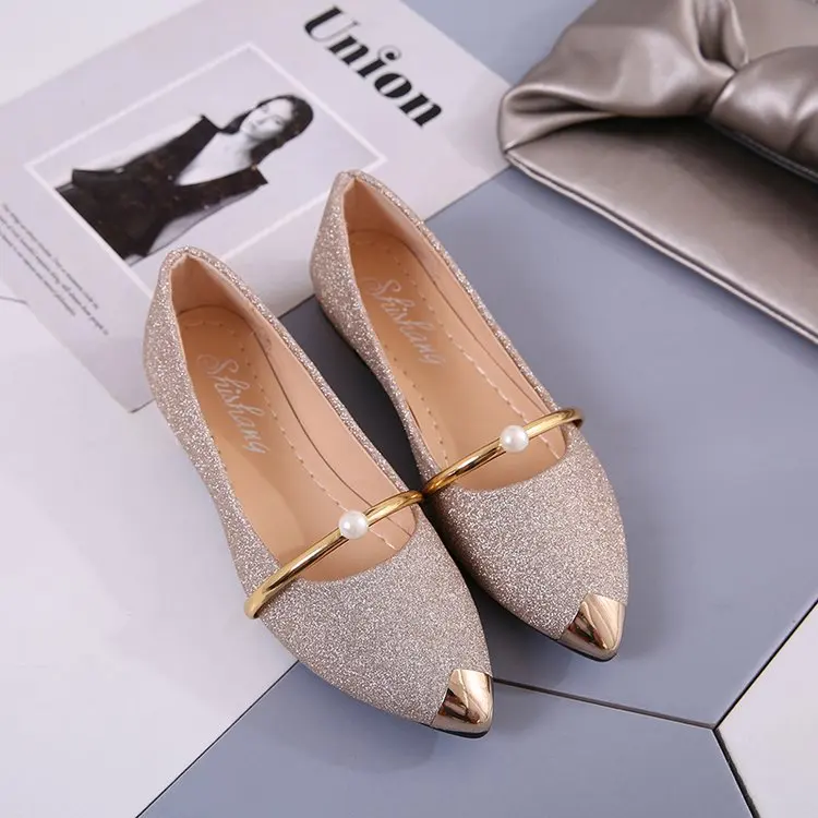 

2021 high quality girls Flat lady comfortable sandals women shoes anti-slip, White/black/gold