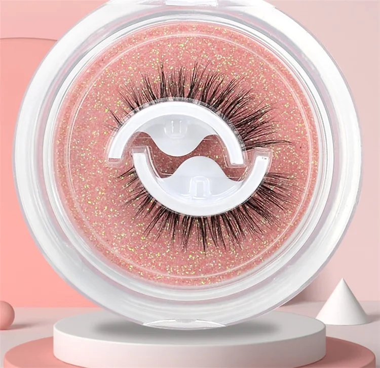 

No Glue Needed Synthetic Lashes 3D Strip Eyelash Natural Soft Reusable Self-Adhesive False Eyelashes