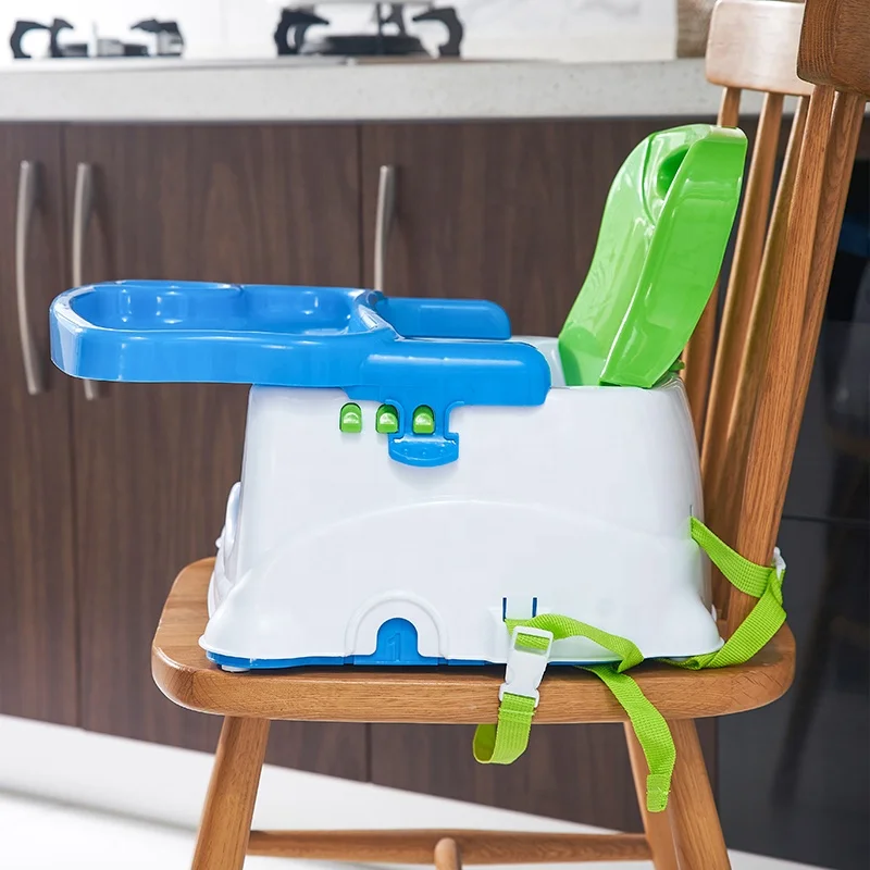 
Folding 3 Position Adjustable Portable Plastic Baby Dining Chair And Multifunction Booster Seat 