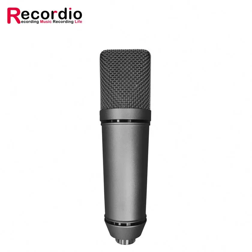 

GAM-U87 Best Quality China Manufacturer Condenser Microphone Studio With CE Certificate, Champagne/ black