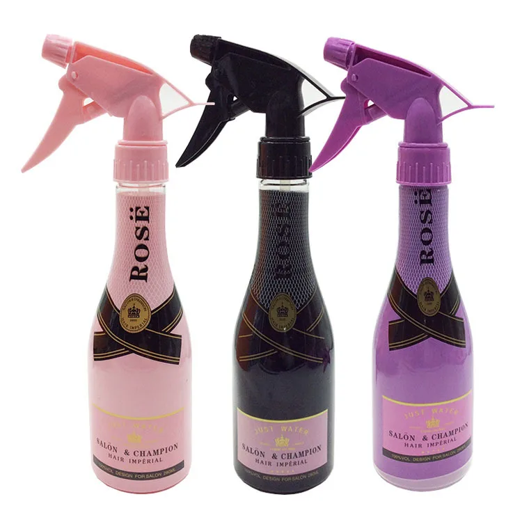 

Hairdressing barber beauty salon Plastic Spray Bottle, Black and green;black and purple