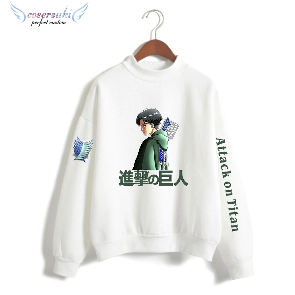 

2020 anime Attack on Titan Fashion casual men's and women's high neck sweater