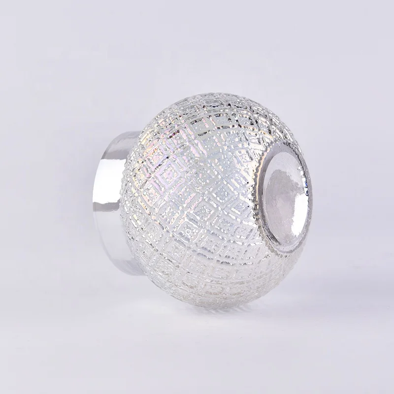 Antique ball-shape candle container votive glass candle vessel home decor factory