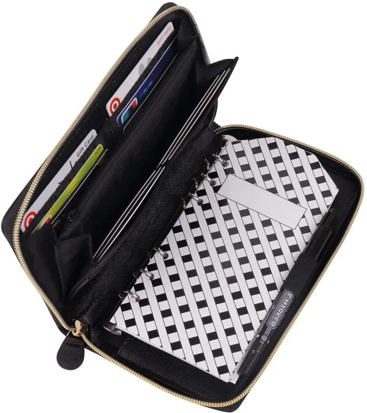 

All-in-One Cash Envelopes Wallet with 12 Budget Envelopes & Budget Sheets Envelop System Wallet, Customized