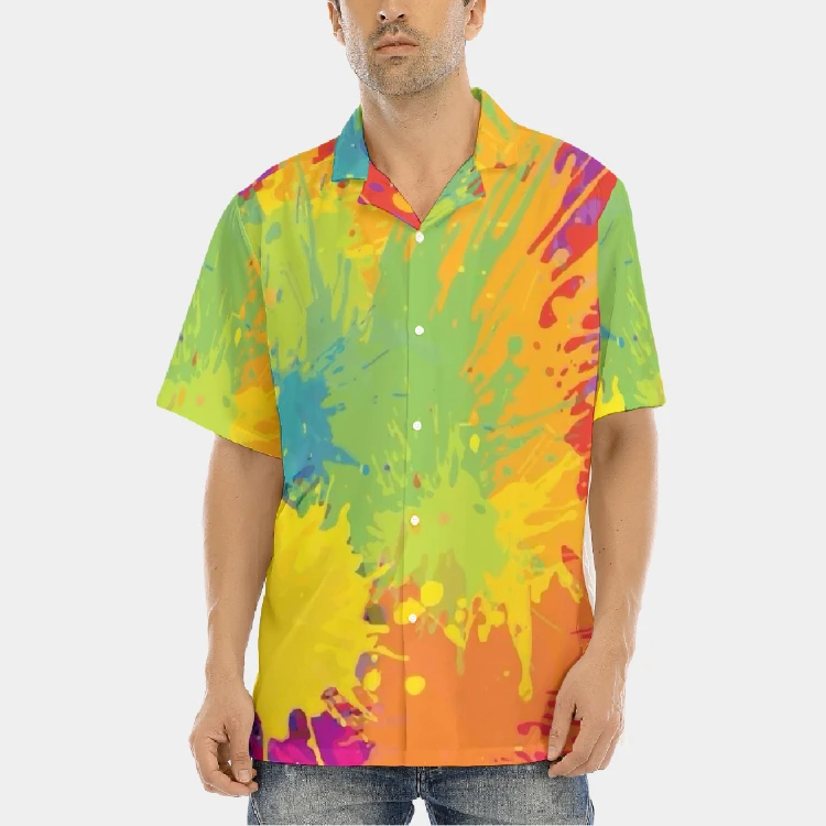 

Dropshipping 3D Custom Shirt Plus Size Button Up Shirt Custom Print
