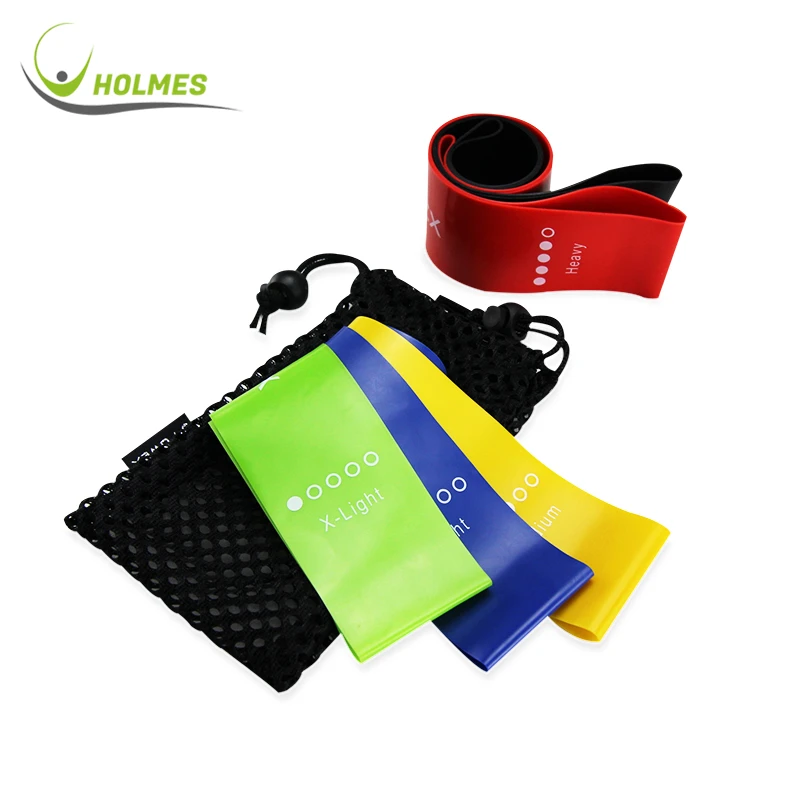 

Custom logo design eresistance mini loop bands, Green+grey/custom