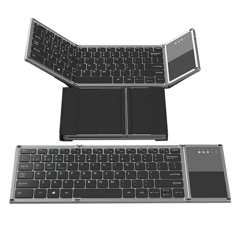 

2020Promotional Gift Universal Mini Portable BT Wireless Foldable Keyboard For Windows Ios Android Tablets Phones Mobile Folding