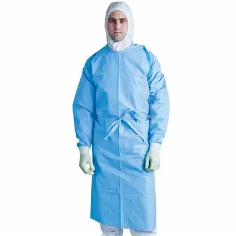 

Disposable Waterproof CPE Gown Protective disposable plastic apron with sleeves