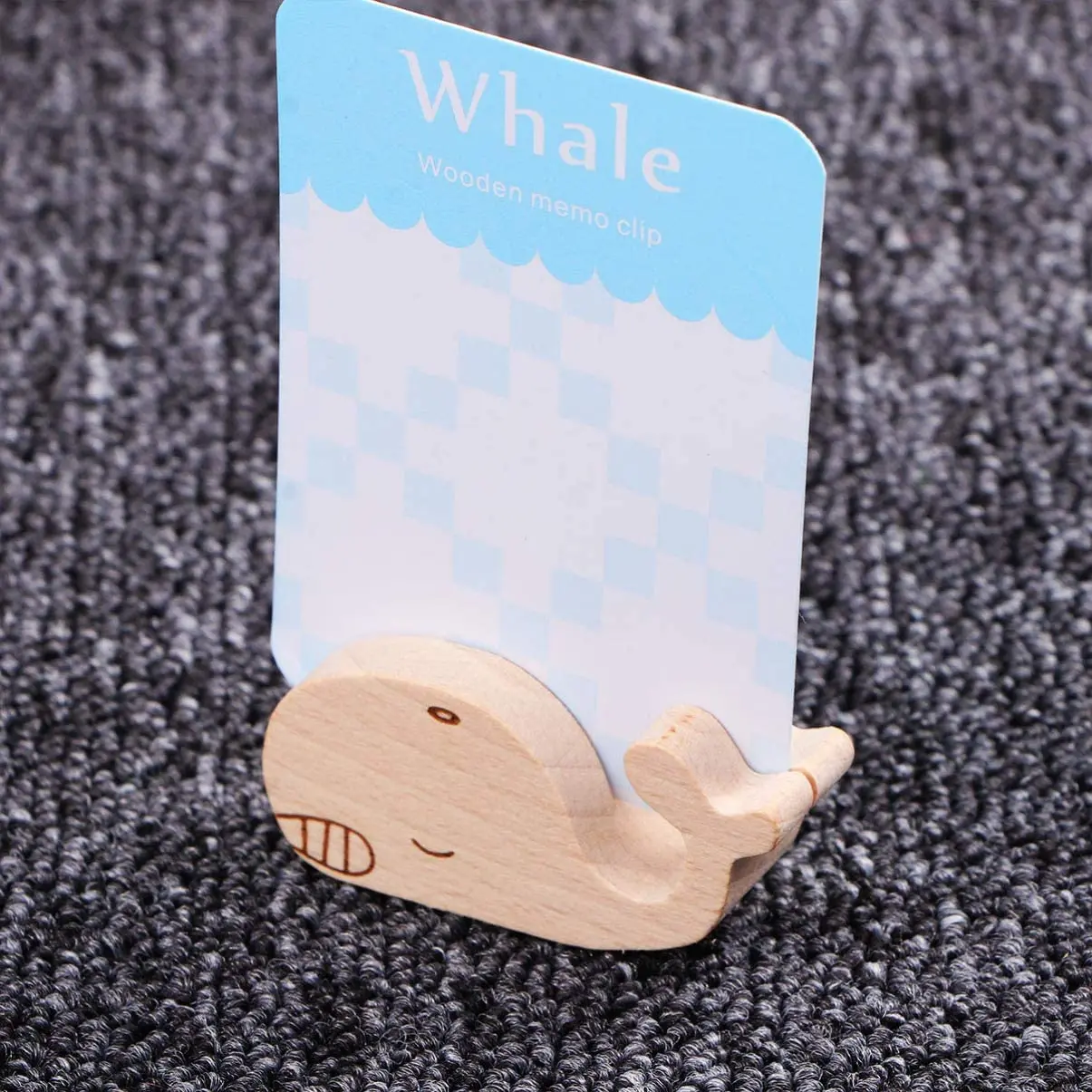 Wooden Table Card Holder Whale Business Card Holder Wooden Menu