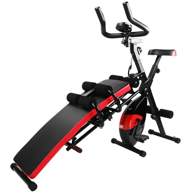 

2021 Multifunctional Fitness Machine Spinning Bike Abdominal Machine, Black
