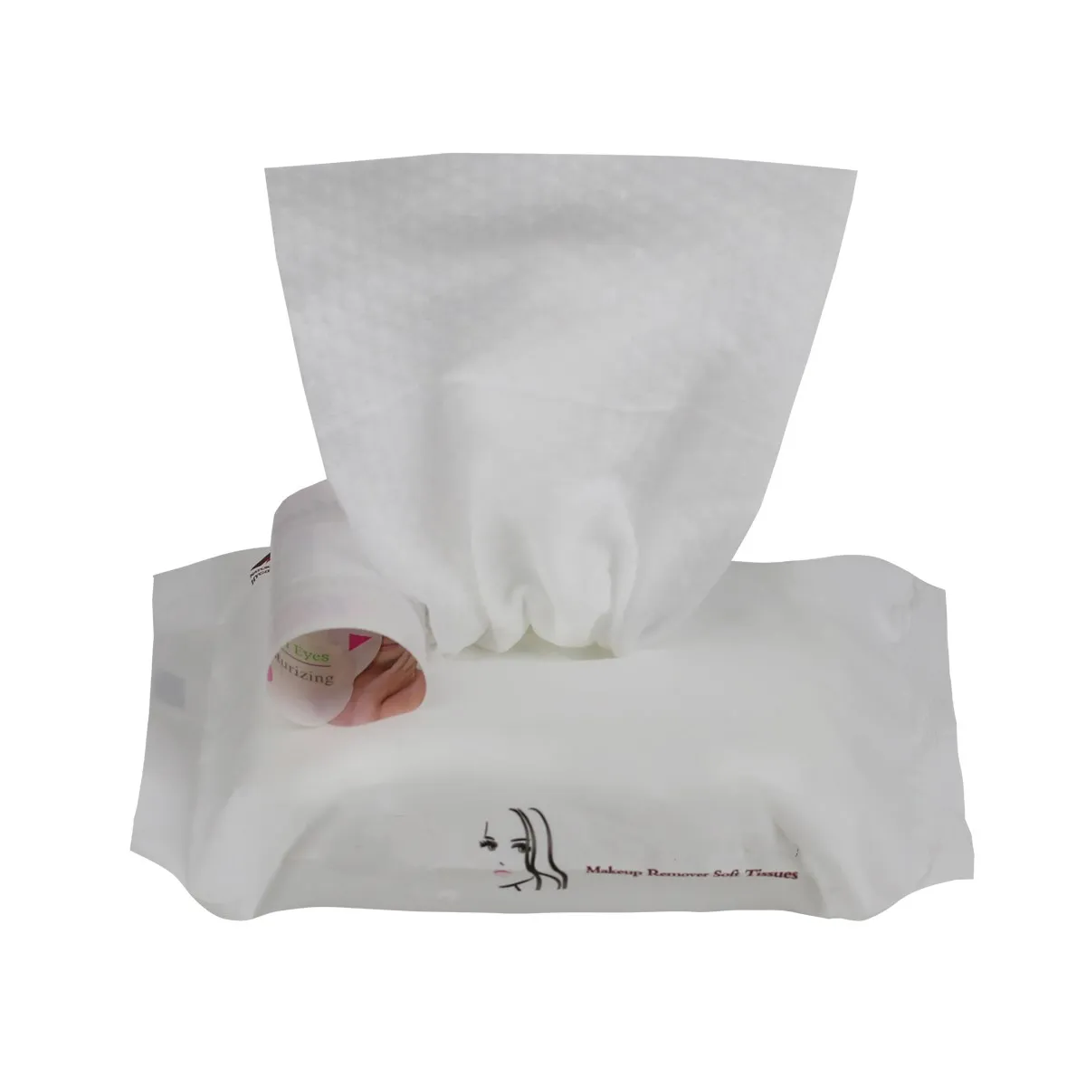 

OEM Removal Wet Custom Logo Private Label Cosmetic Cleansing wipe