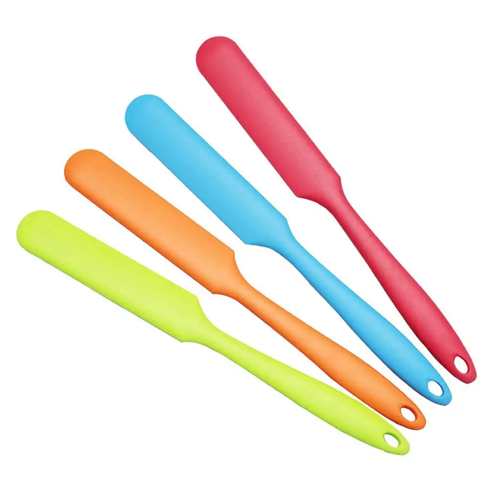 

Silicone Cake scraper Spatulas Jar Spatula Cake Decoration Non Stick Heat Resistant Batter Scraper Chef Spatula, Pantone color