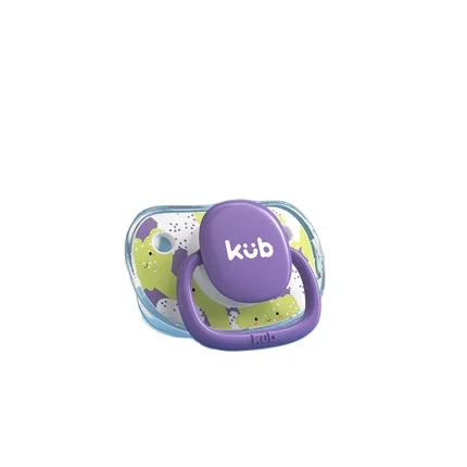 

KUB 2020 Baby Super Soft Sleeping Pacifier Bionic Breast Milk Newborn Silicone Pacifier, Green pink purple yellow blue