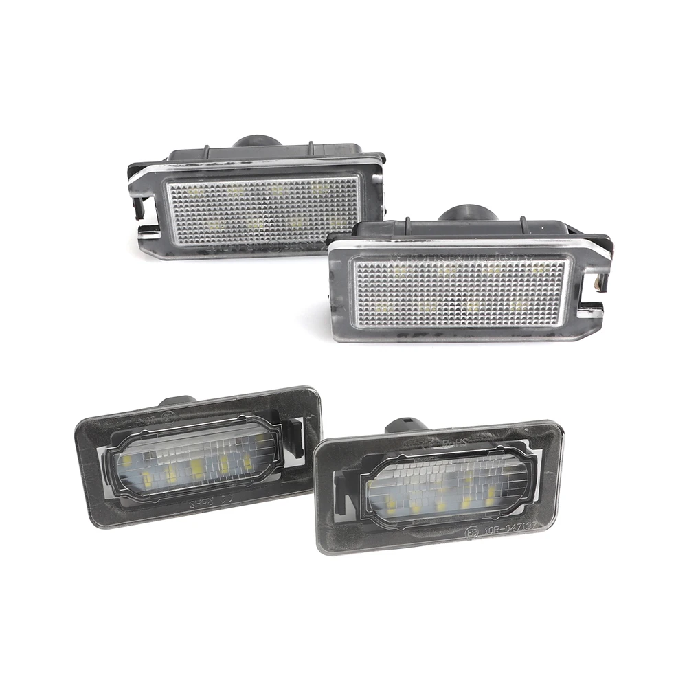 

Pair of Car LED Number License Plate Light License Plate Lamp For Honda VW Hyundai Kia Benz Audi Jeep Peugeot Toyota Ford