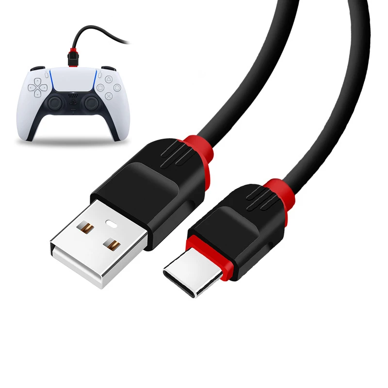 

1.8M PS5 USB Charging Cable for Play Station 5 XBOX Switch Type c Controller Wireless Cable
