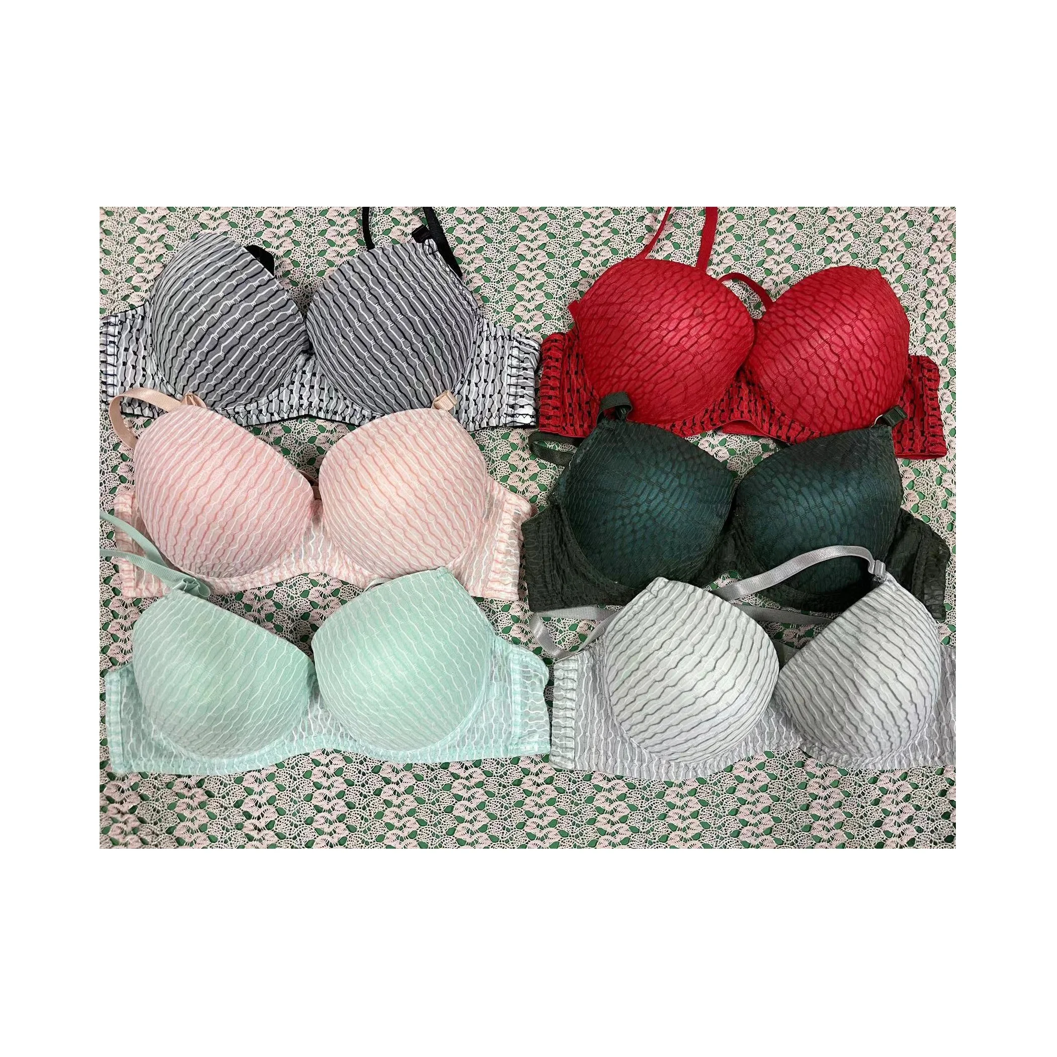 

QJZ007 cheap price fast sale push up young lingerie adjustable bra, Mix color