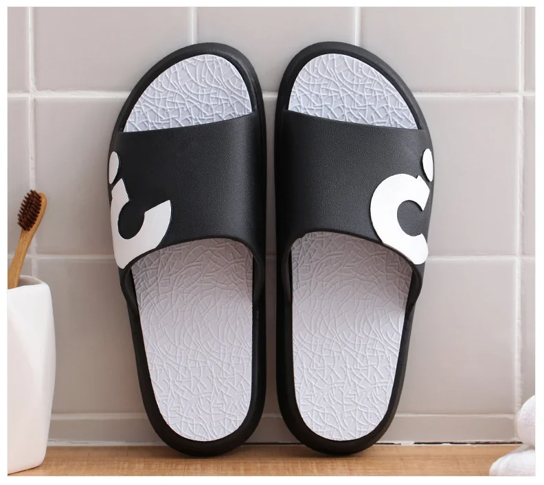

Super Performance Slide Sandals House Slippers For Men, White , black , golden