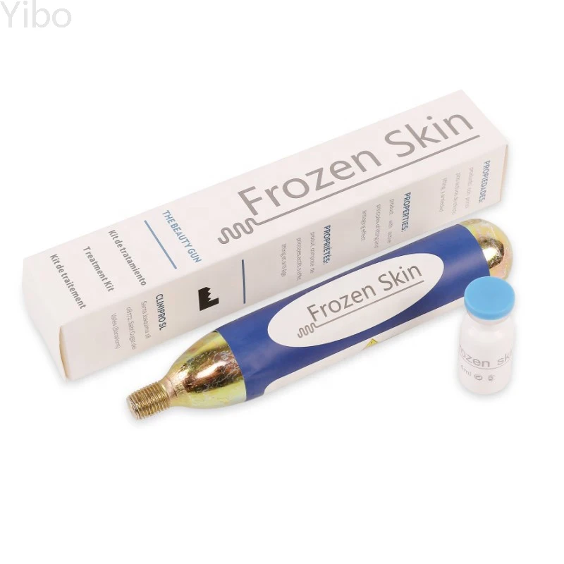 

Hot Sell Frozen Skin Lifting Cool Cryo Whitening Anti Wrinkle Beauty Gun With Co2 Cartridge And Serum For Salon