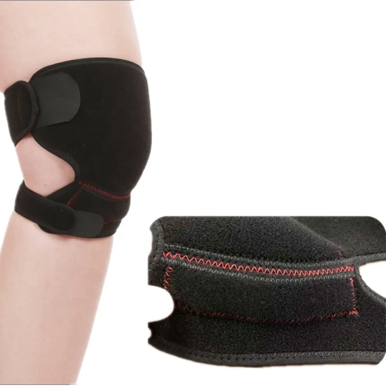 

Wholesale High Quality Neoprene Hinged Knee Brace Adjustable Belt Elastic Strap Customized Logo Sports Protection, Black